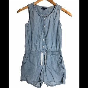 GAP Chambray Romper Girls L